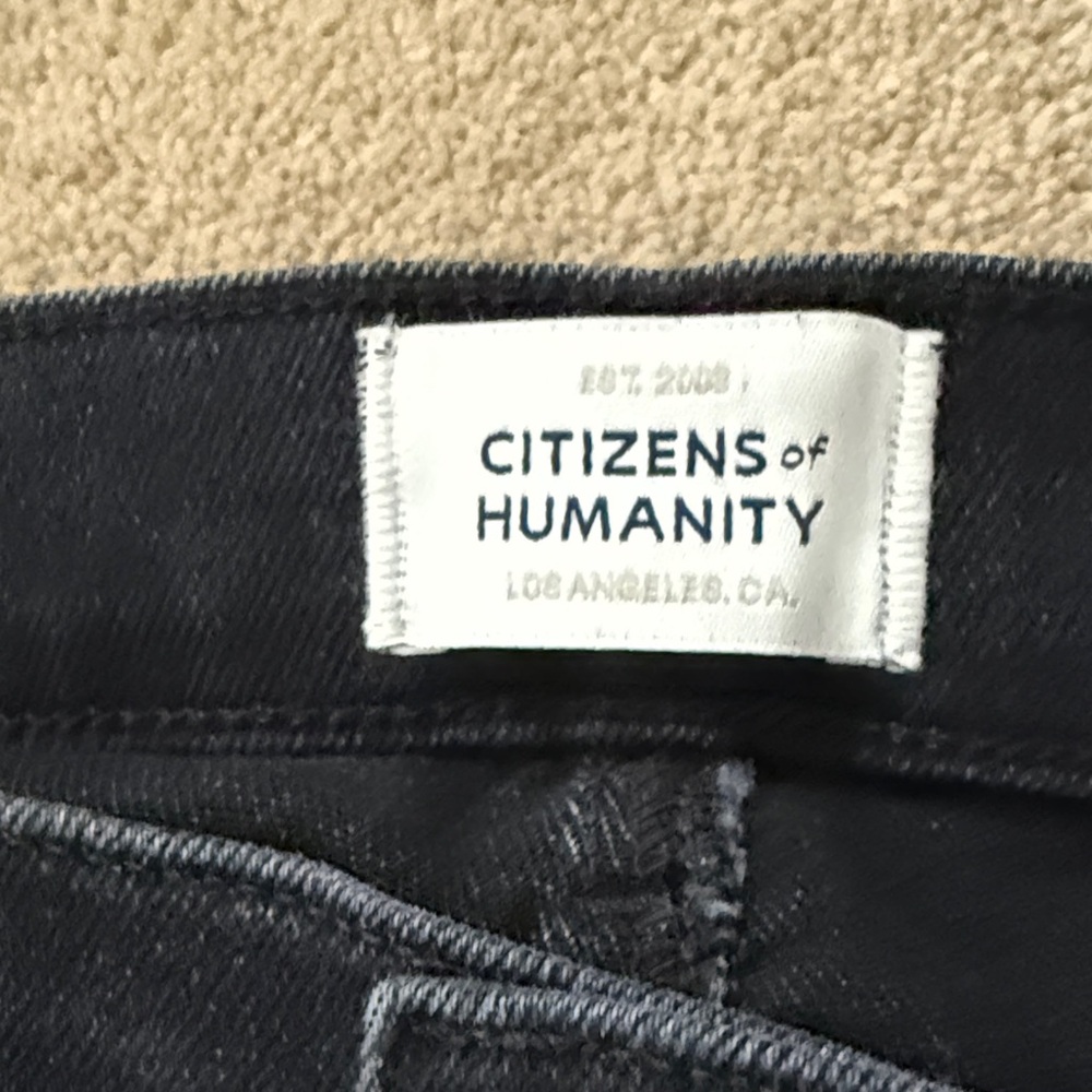 Citizens Of Humanity - Lyra Wide Leg Crop Raw Hem In Medallion - Size 28 - Picture 2 of 7